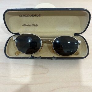 Giorgio Armani Gold Frame Sunglasses